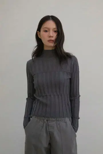 OHOTORO wide ribbed knit