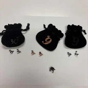 BUCK-TICK 귀걸이와 핀 배지