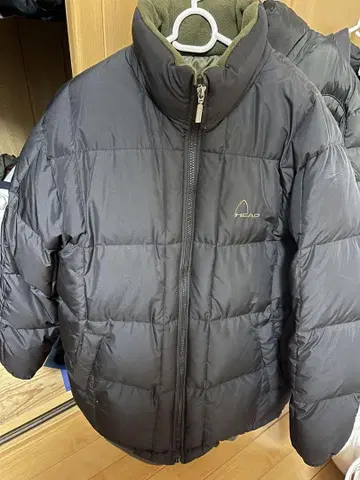 HEAD 블랙 다운 자켓
