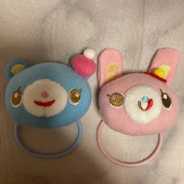 곰과 토끼의 헤어 액세서리 세트