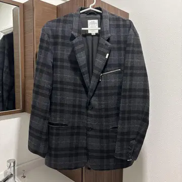 THE CRIMIE 체크 무늬 테일러드 자켓 XL