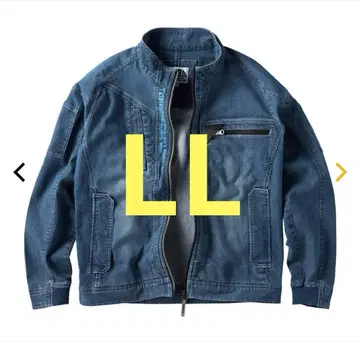 [ 새상품 ] 워크맨 도라이치 데님 점퍼 LL 네이비