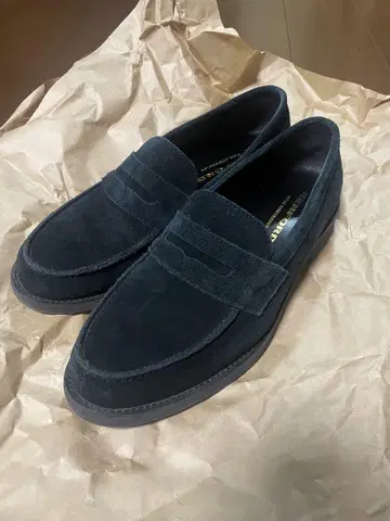 KENFORD 블랙 스웨이드 로퍼
