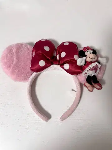 미니 마우스 머리띠 핑크 디즈니