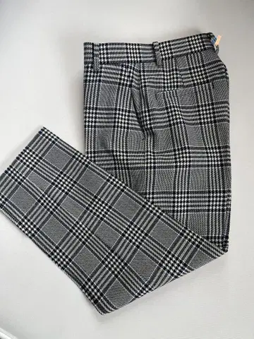 유나이티드 애로우즈 체크 무늬 팬츠 36