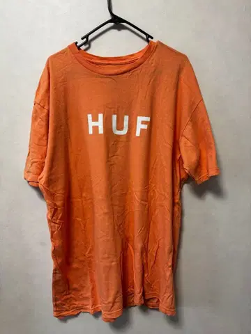 HUF 오렌지 T셔츠 L 사이즈