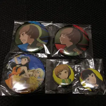 페르소나 4 캔뱃지 사토나카 치에 아마기 유키코 P4U2 5종 세트