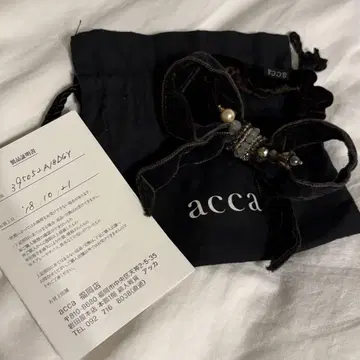 acca 벨벳 리본 스크런치