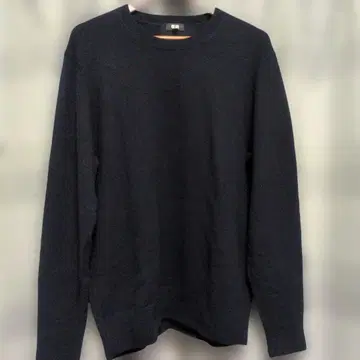 유니클로 캐시미어 크루넥 스웨터 69NAVY L 사이즈