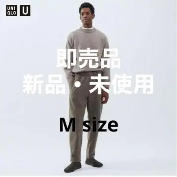 [ 인기 ] 유니클로 U (23AW) 플리스 저지 35 BROWN 팬츠