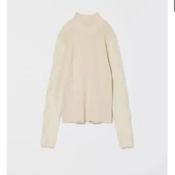 eaphi SLEEVE WAVE RIB KNIT TOPS