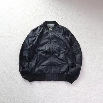 ALPHA INDUSTRIES MA-1 블랙 블랙 밀리터리 아메카지