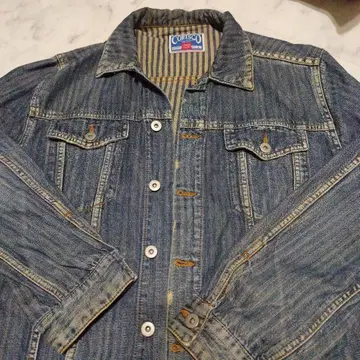 CORSCO 데님 자켓 버튼 업