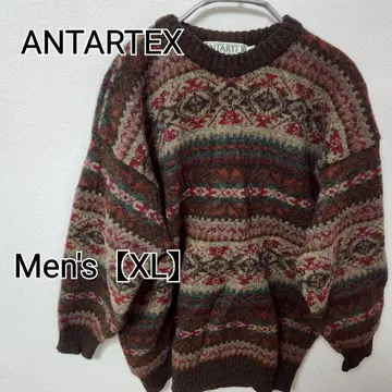 z282 [ ANTARTEX ] 스웨터 ( 남성용 XL ) 다크 브라운