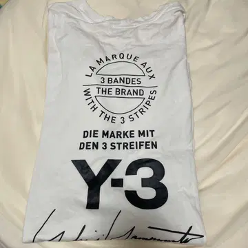Y-3 화이트 셔츠