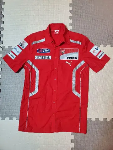 Ducati Puma 반팔 셔츠 빨간색