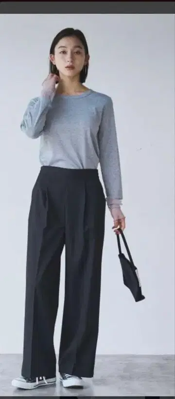 새상품급 coen 이지 뷰티 와이드 팬츠 블랙 S