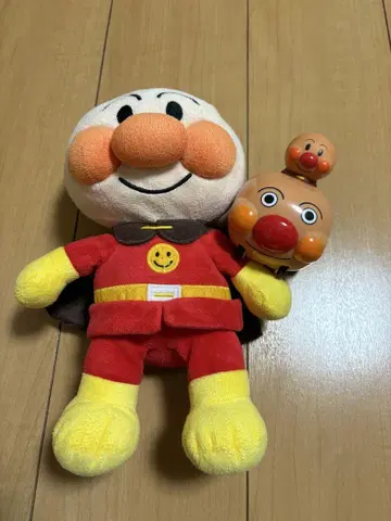 호빵맨 봉제 인형과 호빵맨 호 세트