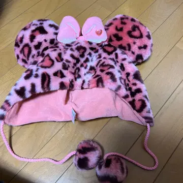 디즈니 레오파드 무늬 팬캡 미니