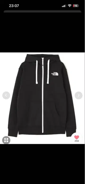 THE NORTH FACE 지퍼 후드티