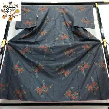 MK-1098 오시마 명주 일원 7말 빨간색 꽃 무늬 교육용 실