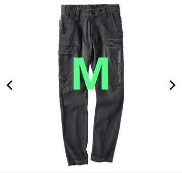 [ 새상품 ] 워크맨 도라이치 데님 카고 팬츠 M 블랙