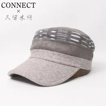 새상품 CONNECT x 구루메가스리 울 에코 스웨이드 워크캡 그레이