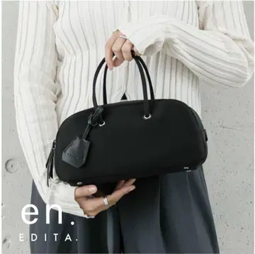 EDITA. 하프문 보스턴 백
