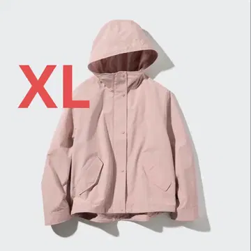코튼 블렌드 후드티 핑크 XL