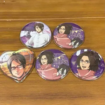 진격의 거인 한지 캔뱃지 세트 묶음 판매