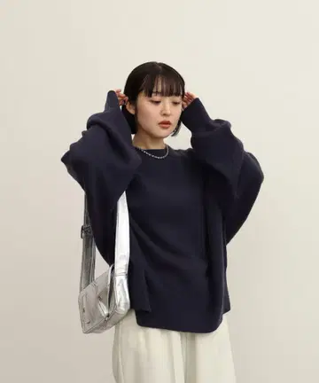 [ NOGLE ] 컬러 루즈 리브 니트