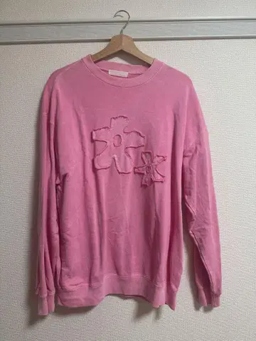 꽃 핑크 트레이닝복