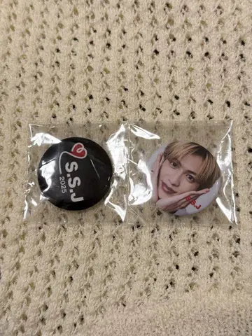 시손 준 s.s.j 입장객 혜택 캔 배지 오사카 ssj