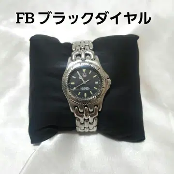 작동품 FB 블랙 다이얼 쿼츠 손목시계