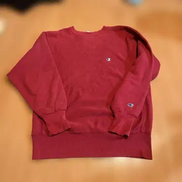 리버스 위브 빨간색 챔피온 빈티지 90s USA제 파란 눈
