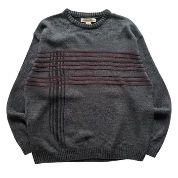 80-90s Munsingwear 보더 무늬 아크릴 니트 스웨터