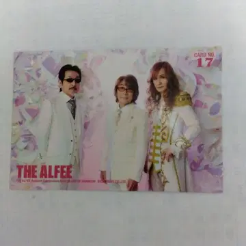 THE ALFEE 트레이딩 카드 카드 번호 17