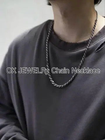 OX JEWELRy 체인 네크리스