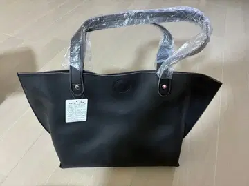 심플 블랙 토트백 파우치 포함 미사용