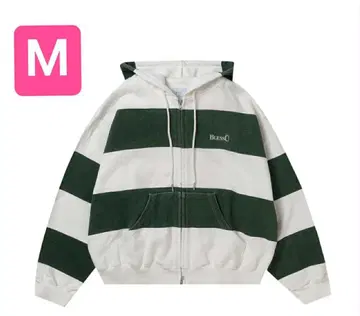 blessu BU BORDER FULL ZIP HOODIE