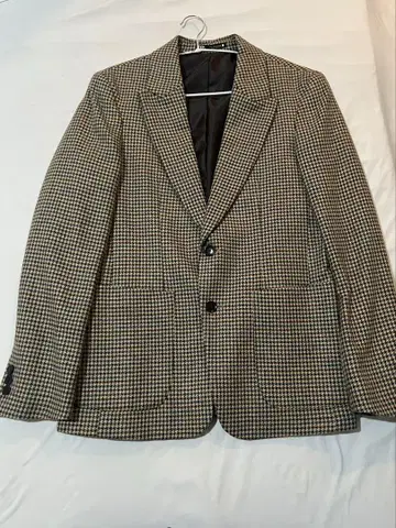 ZABA 체크 무늬 테일러드 자켓