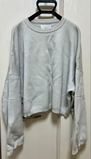 stein EX SLEEVE KNIT 크루넥 니트