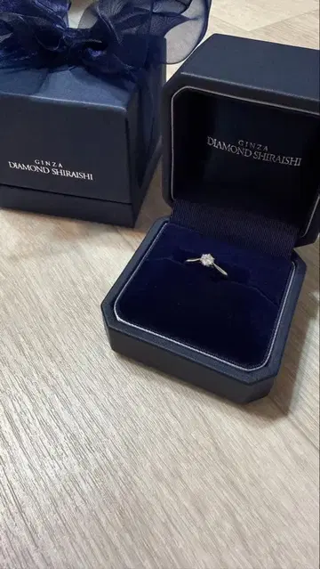 다이아몬드 시라이시 약혼 반지 7호 0.236ct