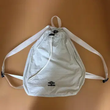 UMBRO 드로 스트링 백 나일론 냅색 화이트