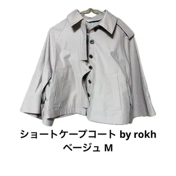 GU rokh 숏 케이프 코트 M 사이즈