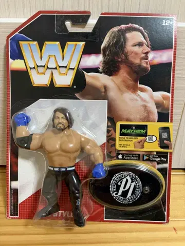 WWF AJ 스타일 액션 피규어
