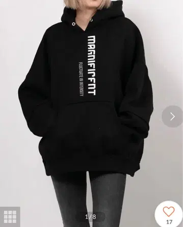 ENVYM 앙비 레이어 슬리브 빅 후디 블랙