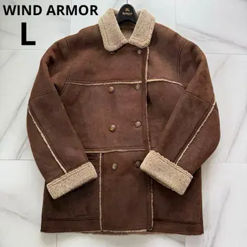 레어 WIND ARMOR 위드아머 무스탕 코트 더블 양가죽 L