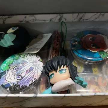 귀멸의 칼날 캔뱃지 피규어 세트