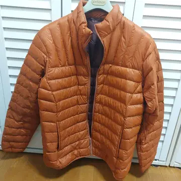 오렌지 퀼팅 다운 자켓 3L